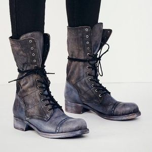 Free people lace up traveling boots